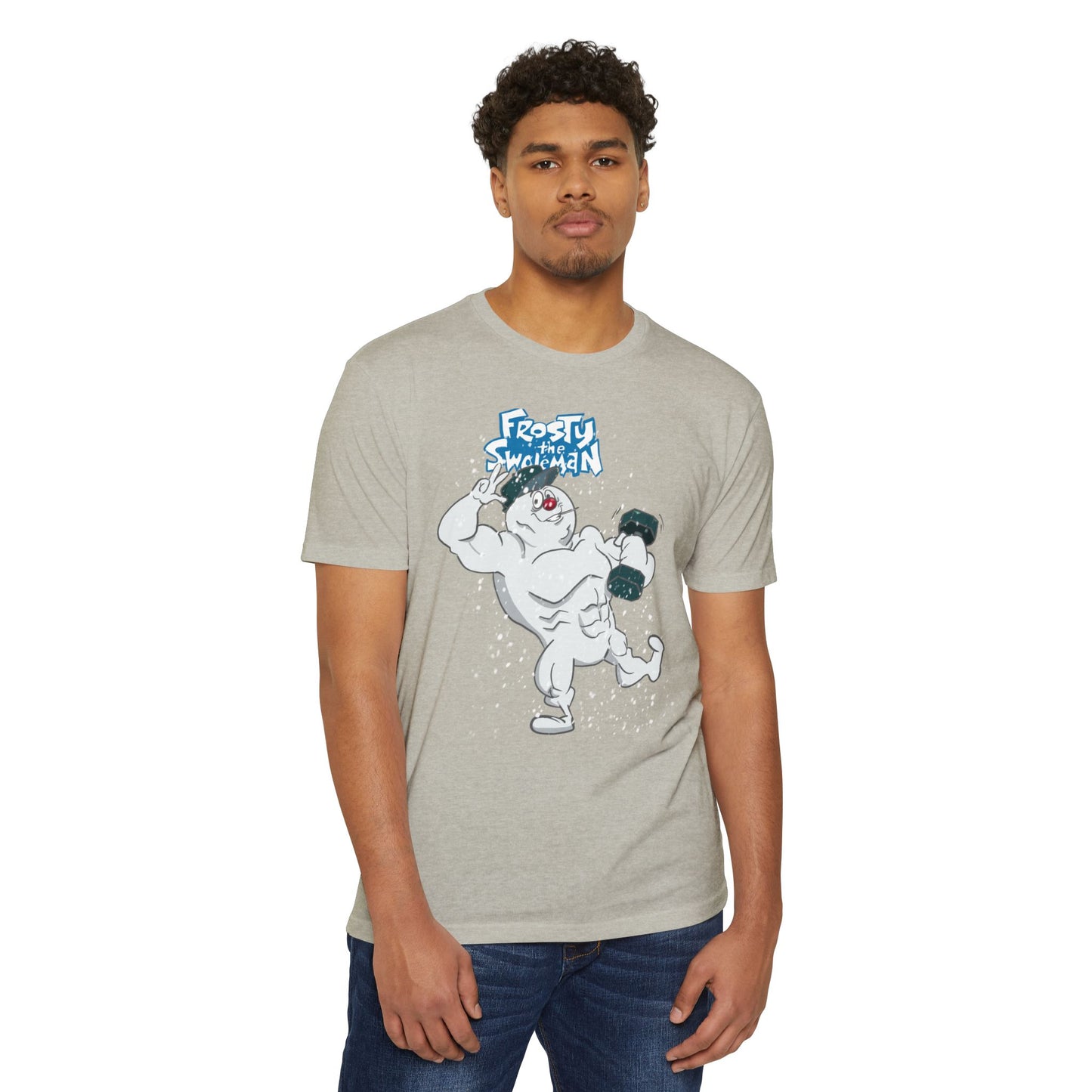 Frosty the Swoleman- Funny Winter Workout Shirt