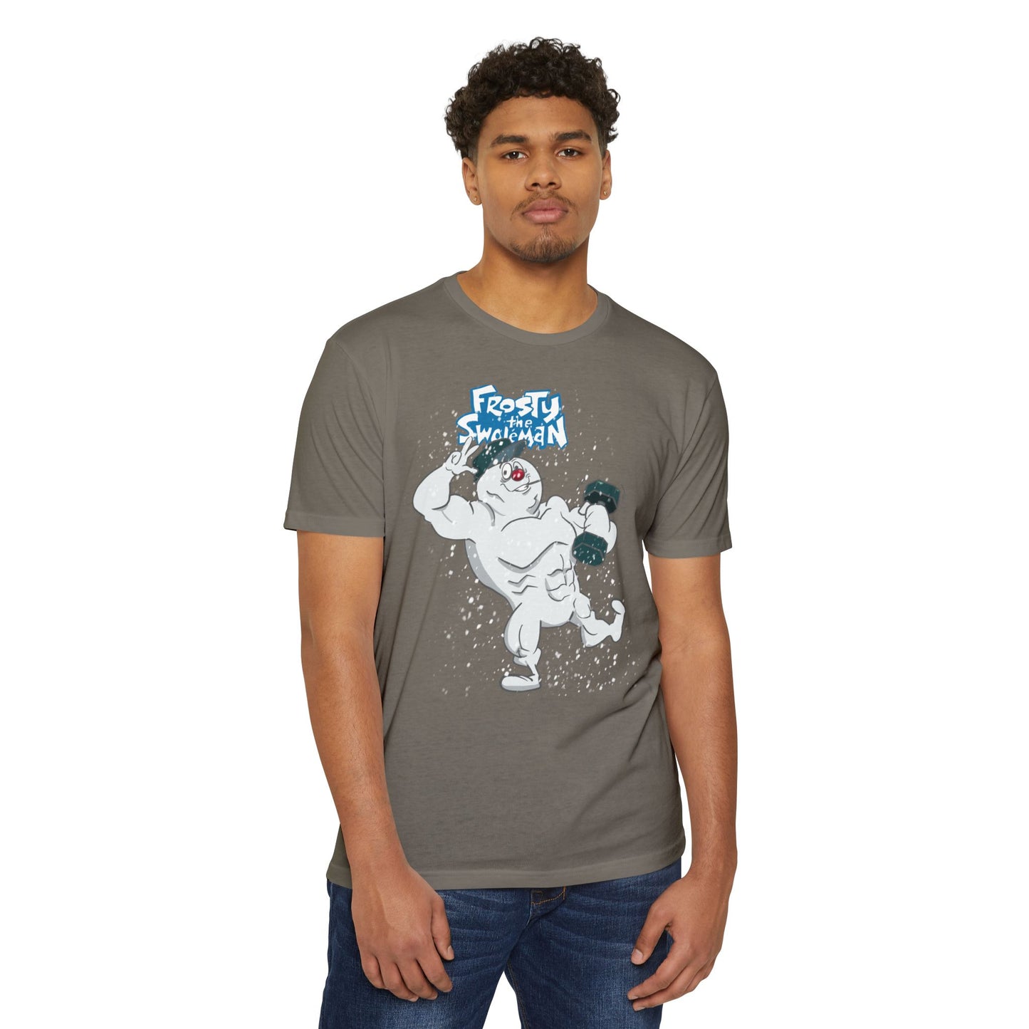 Frosty the Swoleman- Funny Winter Workout Shirt