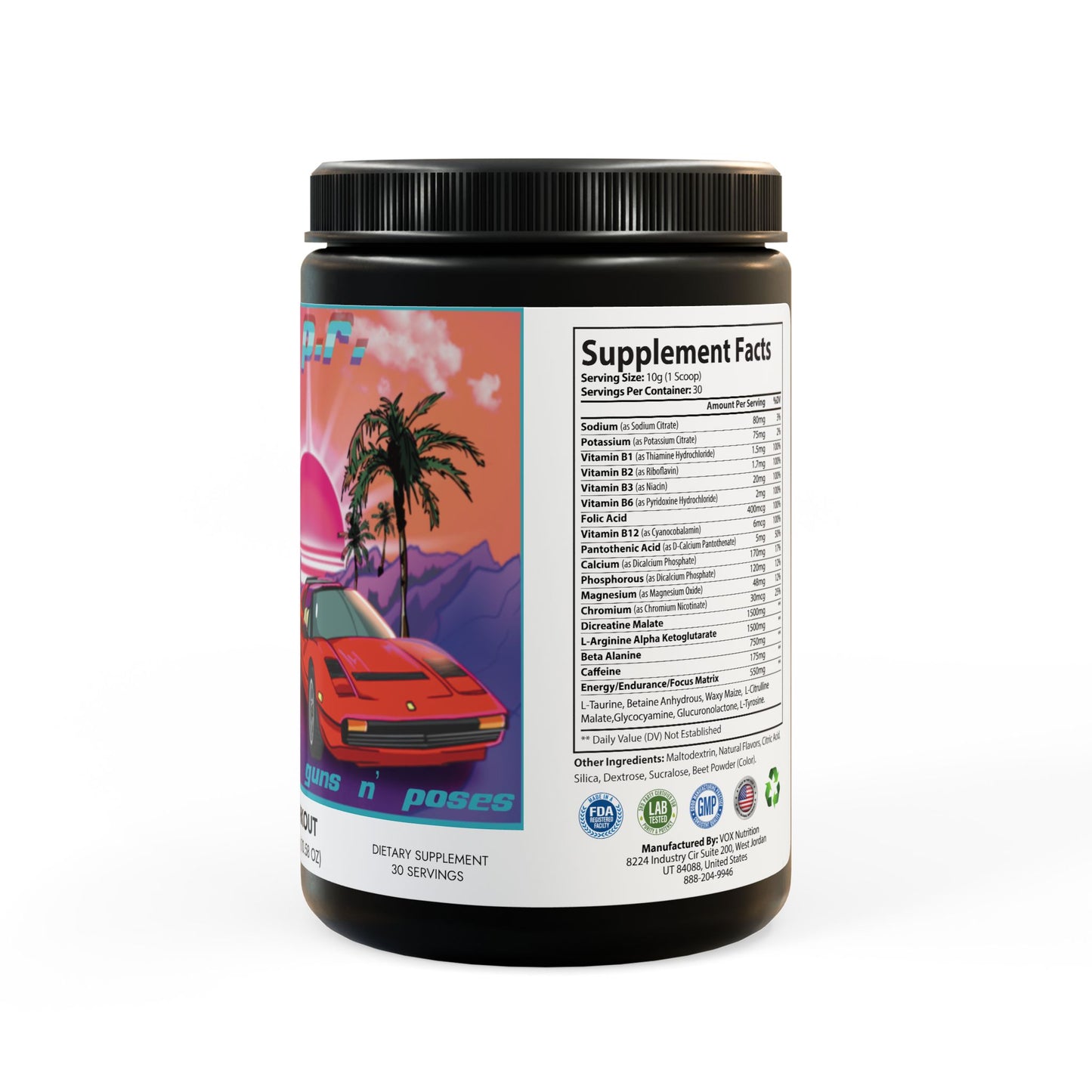 Magnum P.R. Pre Workout, Watermelon (300g, 10.58oz)