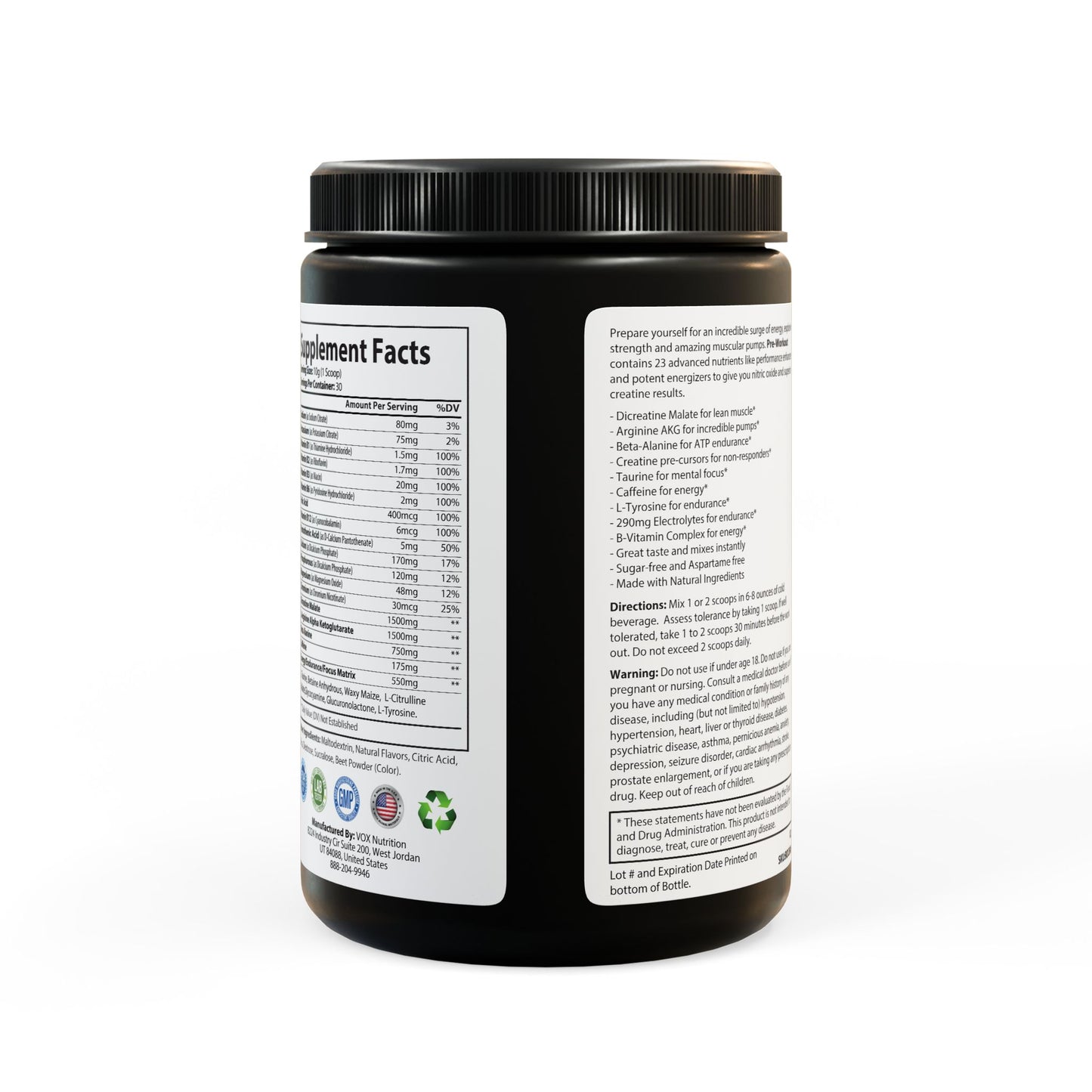 Magnum P.R. Pre Workout, Watermelon (300g, 10.58oz)