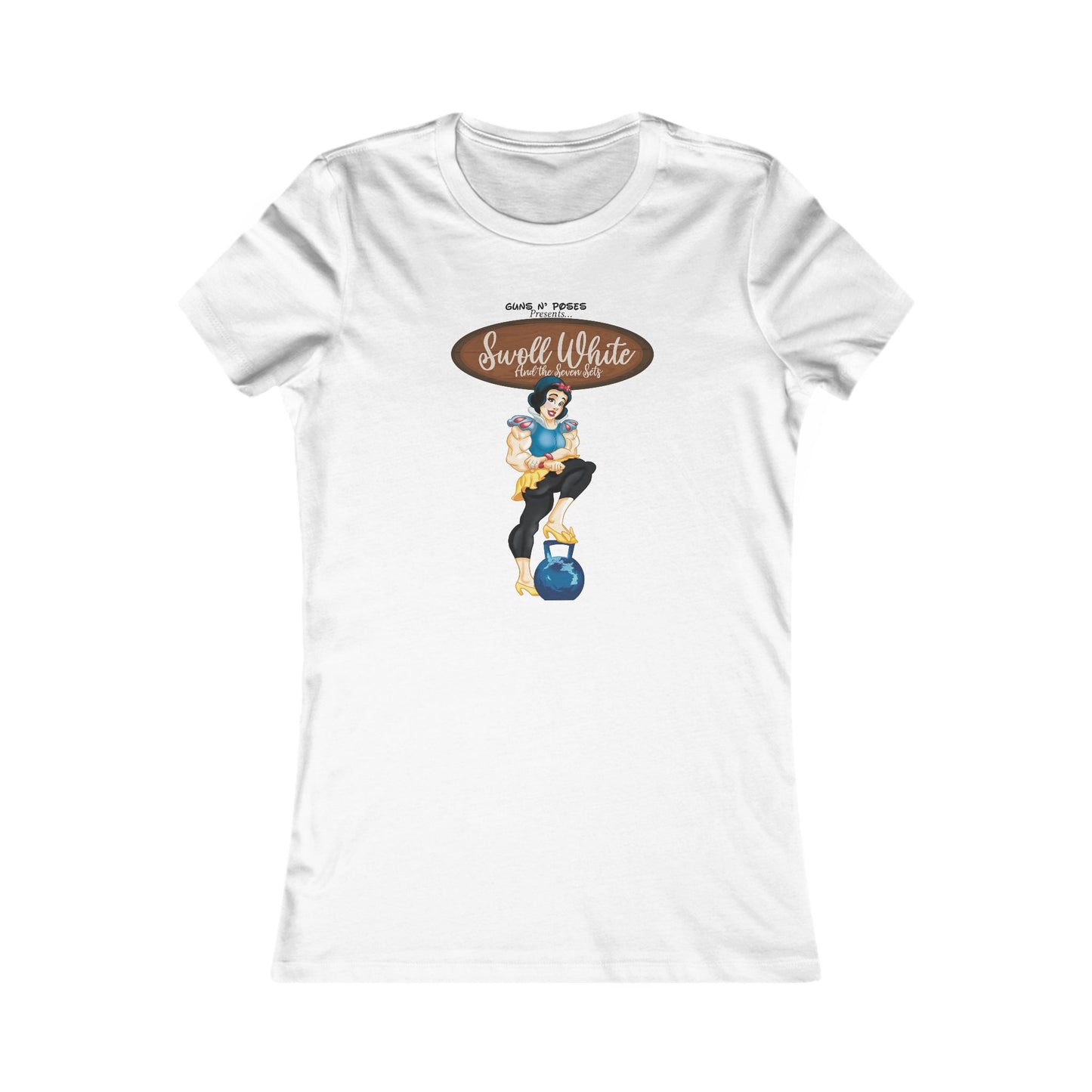 Swoll White Women’s Gym Tee