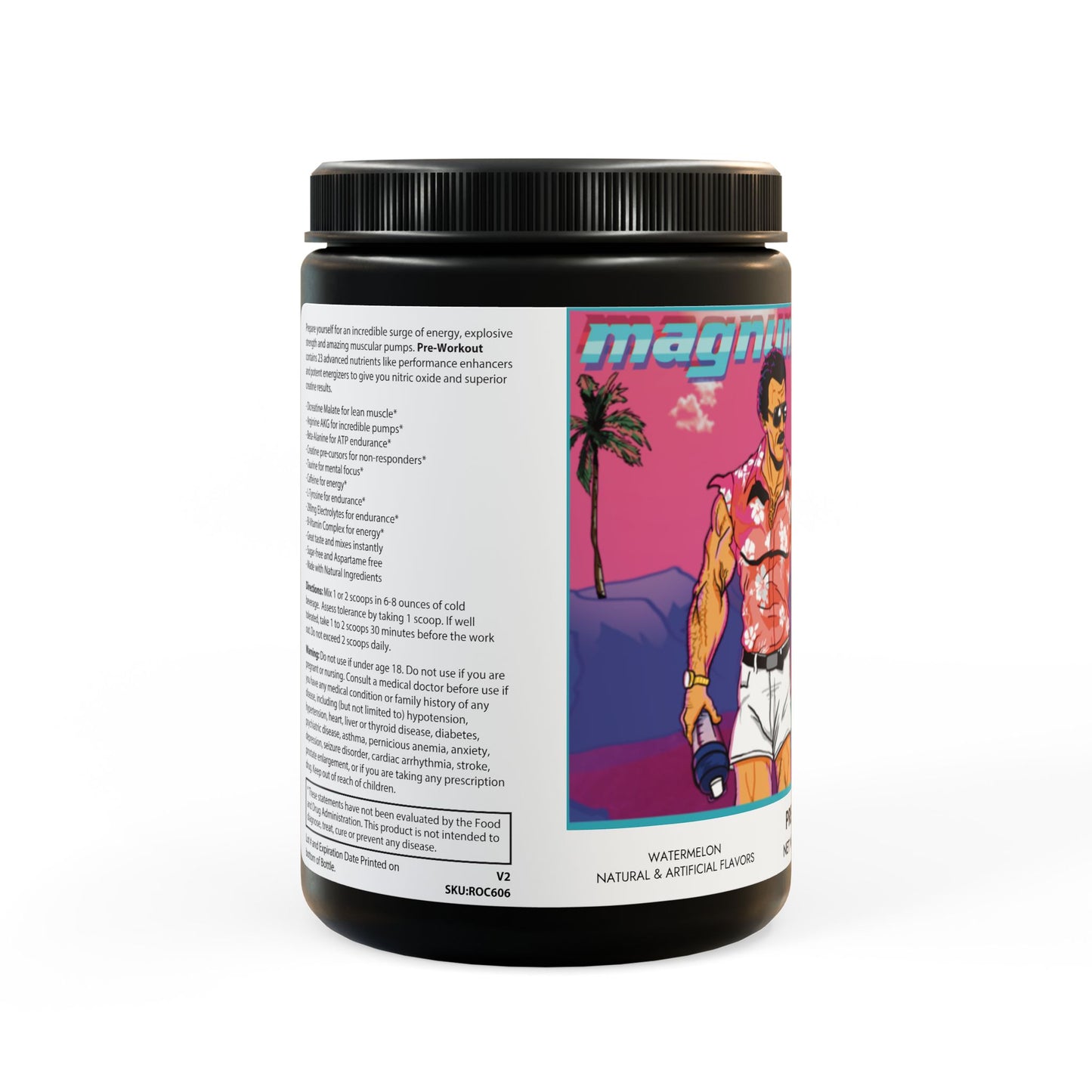 Magnum P.R. Pre Workout, Watermelon (300g, 10.58oz)