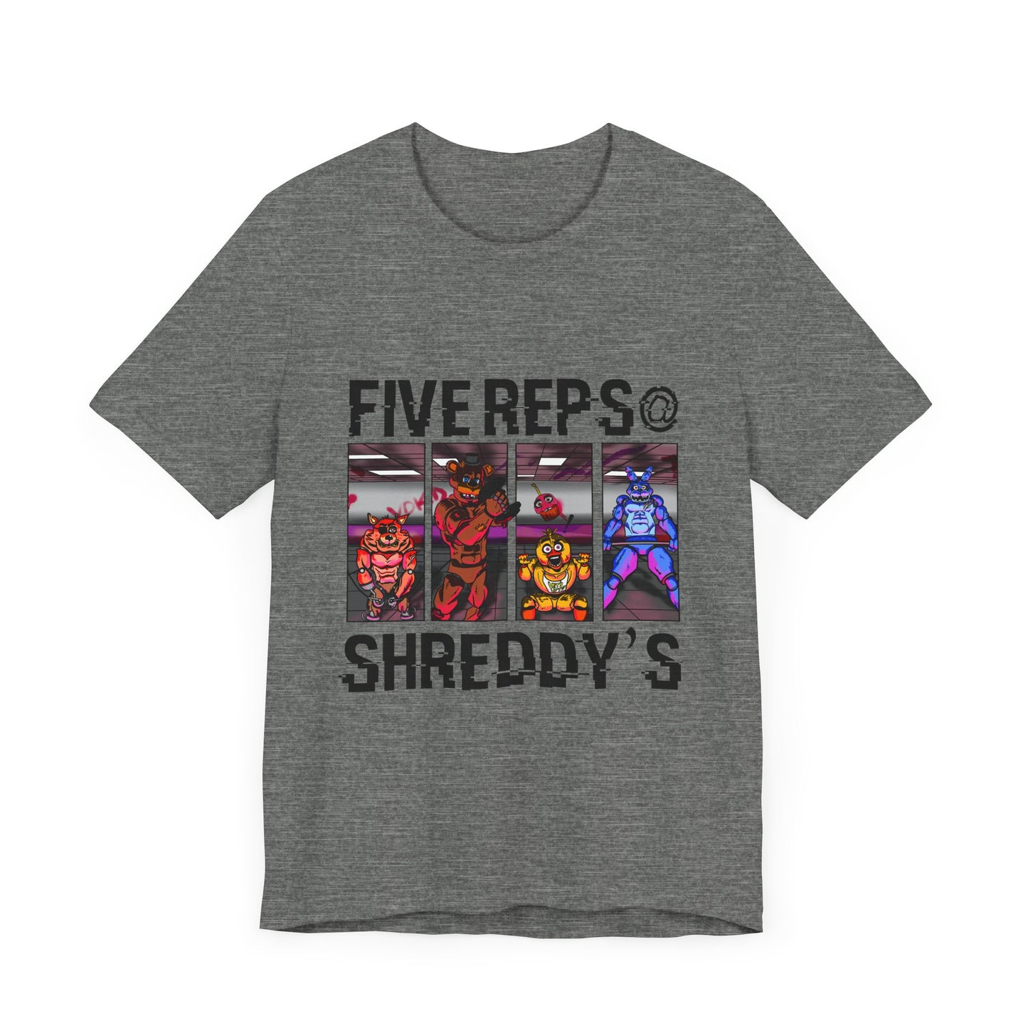 Five Reps Shreddy's-Color Variant Gym Shirt