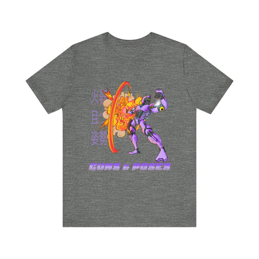 Retro Mecha Anime T-Shirt - Guns 'N Poses