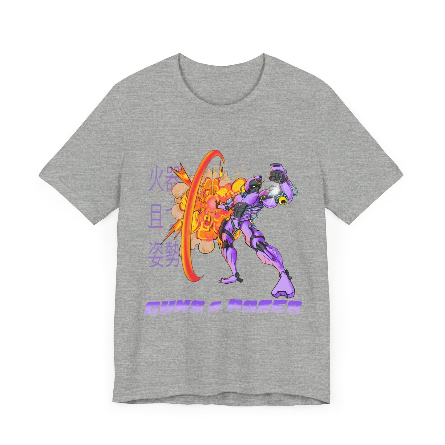 Retro Mecha Anime T-Shirt - Guns 'N Poses