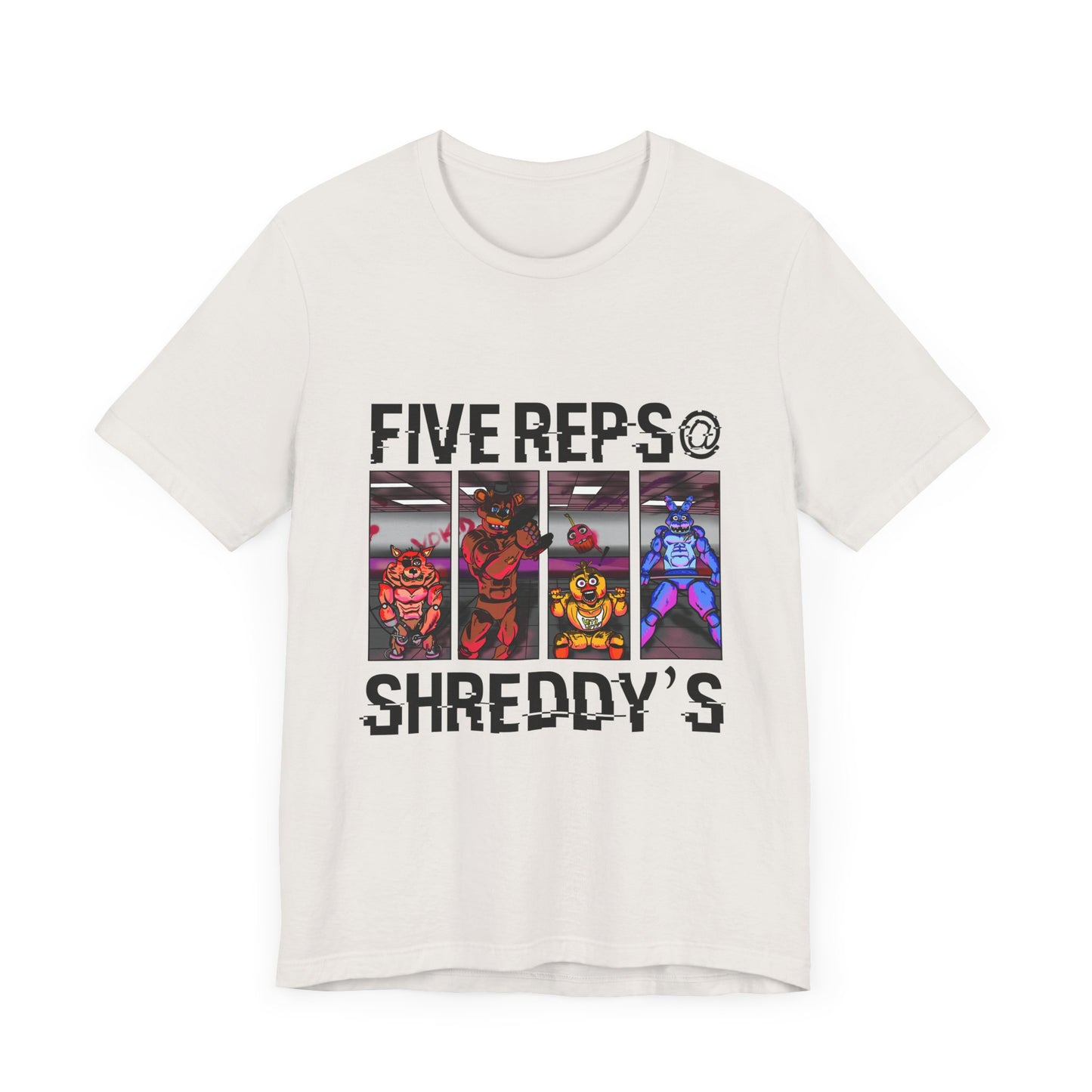 Five Reps Shreddy's-Color Variant Gym Shirt