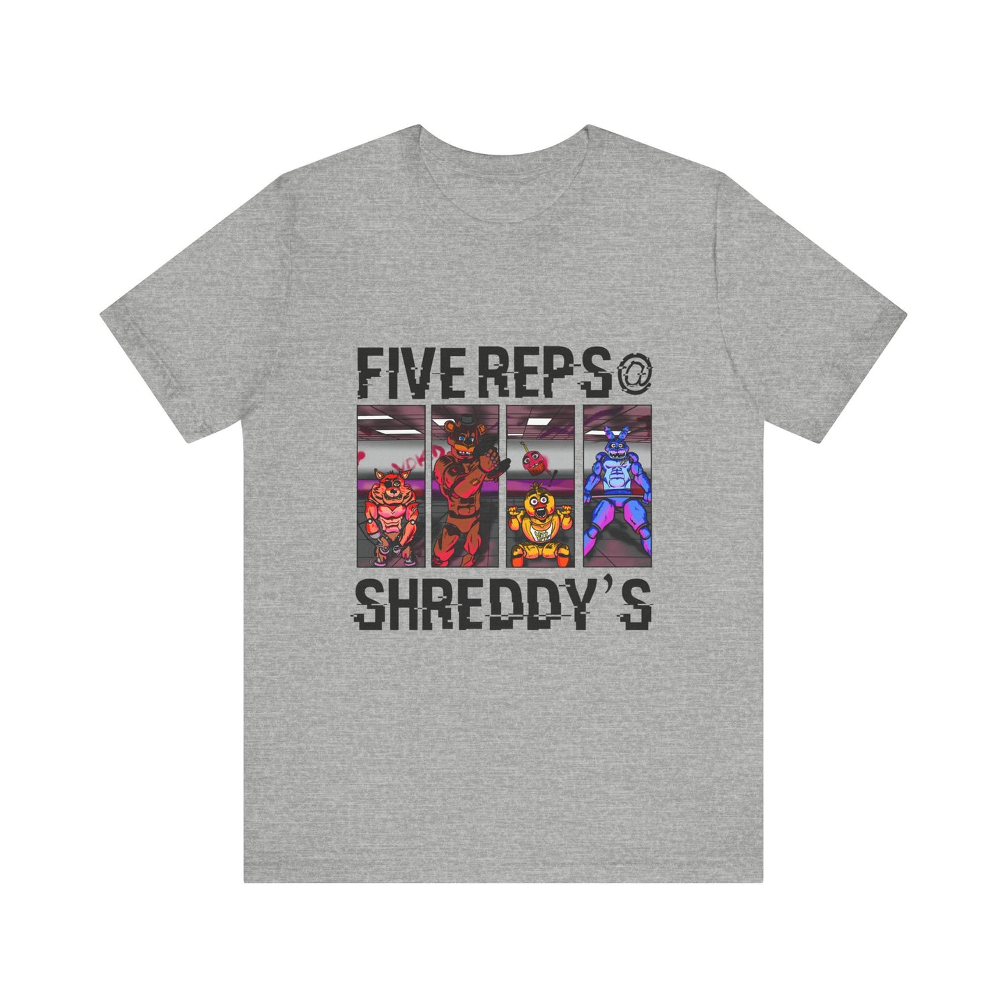 Five Reps Shreddy's-Color Variant Gym Shirt