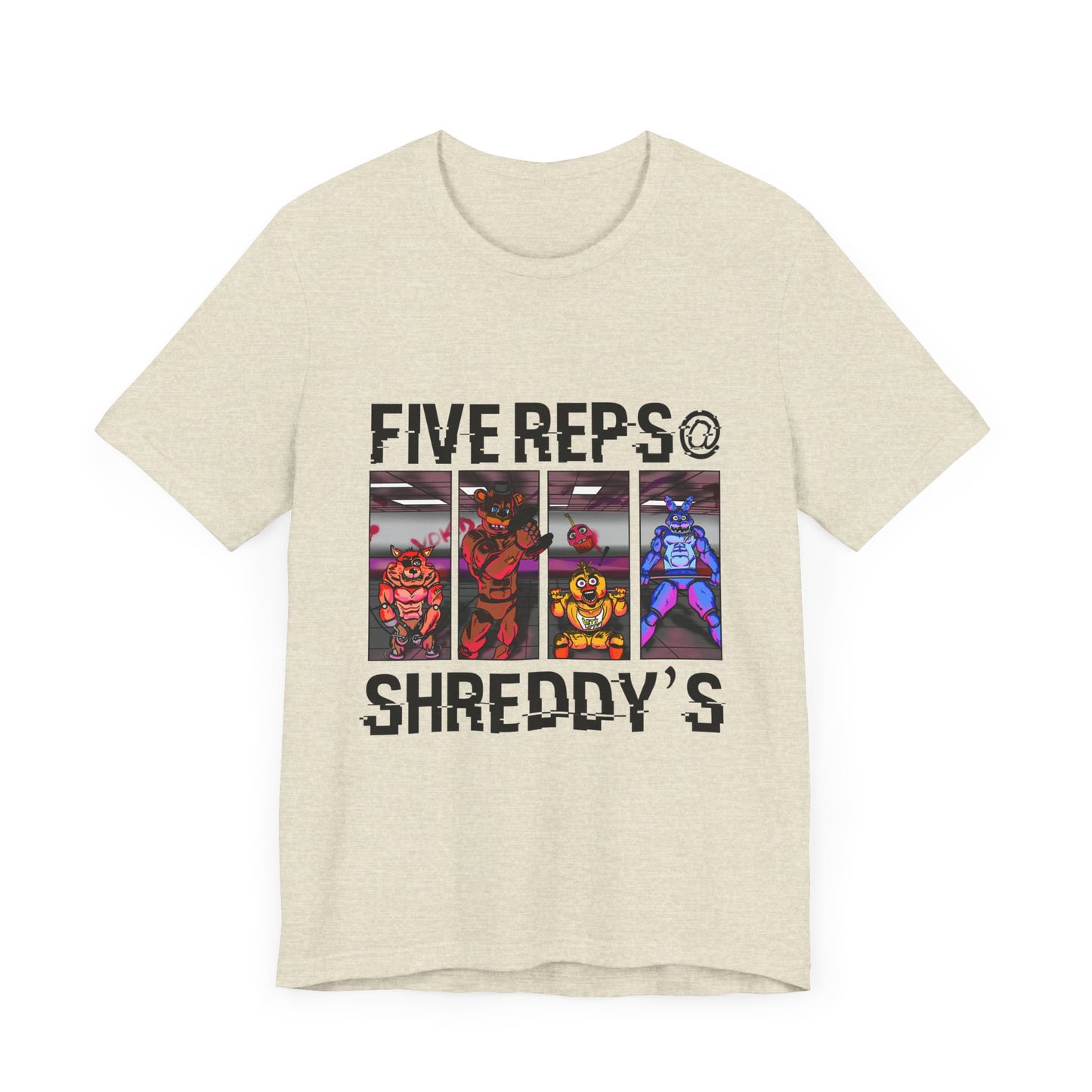 Five Reps Shreddy's-Color Variant Gym Shirt