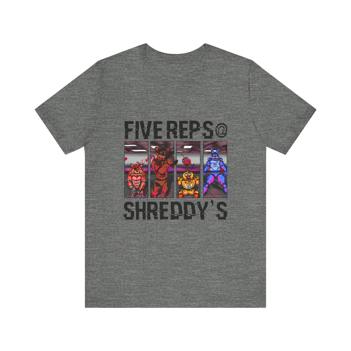 Five Reps Shreddy's-Color Variant Gym Shirt