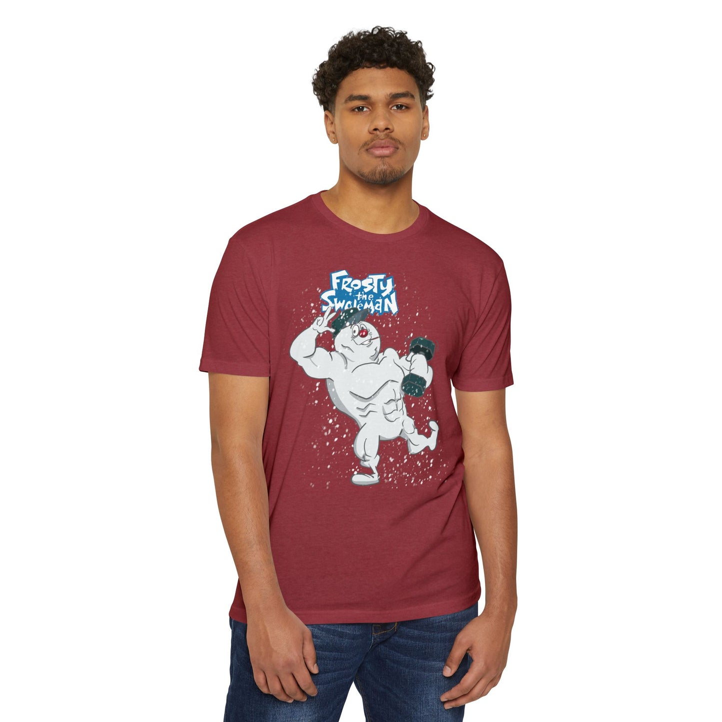 Frosty the Swoleman- Funny Winter Workout Shirt